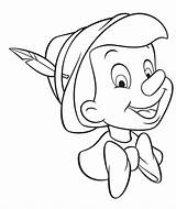 Pinocchio Coloring Pages Disney Face Google Drawing Drawings Colour Colors Colouring Cartoons Faces Character Pt Clipart Activities Pesquisa Popular Books sketch template