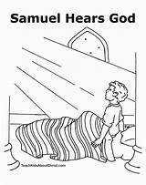Samuel Coloring Bible God Pages Calls Story Eli Activities School Sunday Preschool Color Baby Hannah Crafts Children Stories Sheets Clipart sketch template