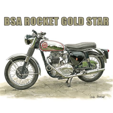 bsa rocket gold star cc  jeebsters nostalgic signs