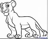 Lion King Nala Coloring Drawing Draw Pages Scar Drawings Lions Kids Step Simba Kid Easy Cub Clipart Disney Color Printable sketch template