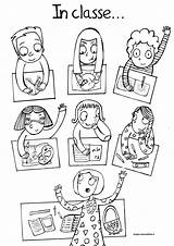 Scuola Bambini Disegni Bimbi Regole Compagni Tutti Scrivono Mammafelice Maestra Rappresenta Ogni Giocano Fumetti sketch template