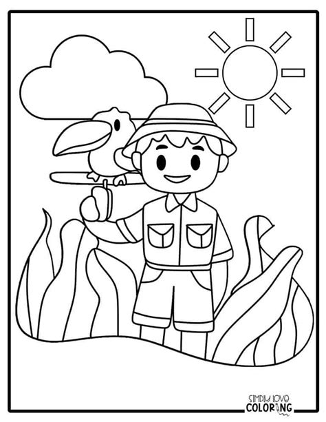 zookeeper coloring pages   printables simply love coloring
