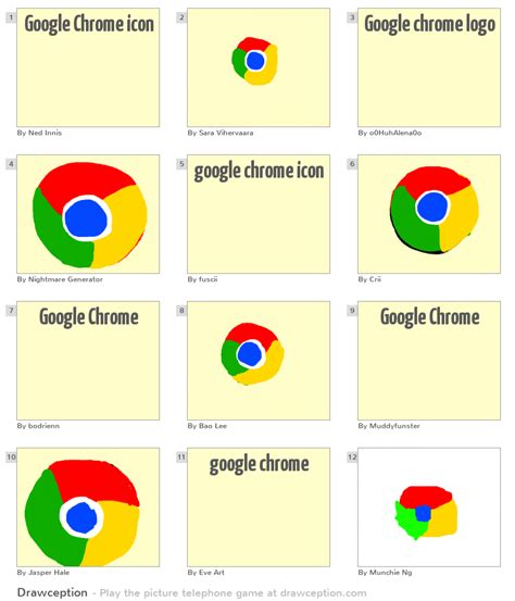 google chrome icon drawception
