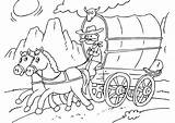 Planwagen Pferd Malvorlage Huifkar Carro Colorare Disegno Cavallo Carromato Meios Paard Caballo Ausmalbilder sketch template