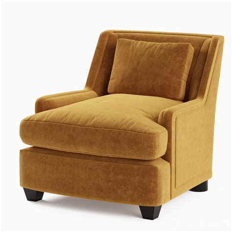baker colin cab chair   model  vray