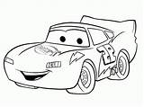 Coloring Mcqueen Lightning Pages Kids Popular sketch template