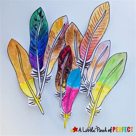 paper feather template