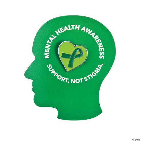 mental health awareness pins on card