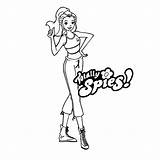 Totally Spies Coloring Books Pages Last sketch template