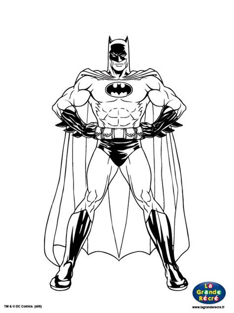 coloriage batman  colorier dessin  imprimer superman coloring pages