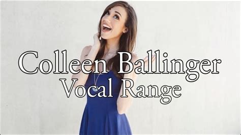 [hd] Colleen Ballinger Vocal Range B2 G 7 Youtube