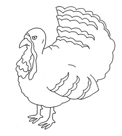 printable turkey coloring pages  kids   turkey coloring