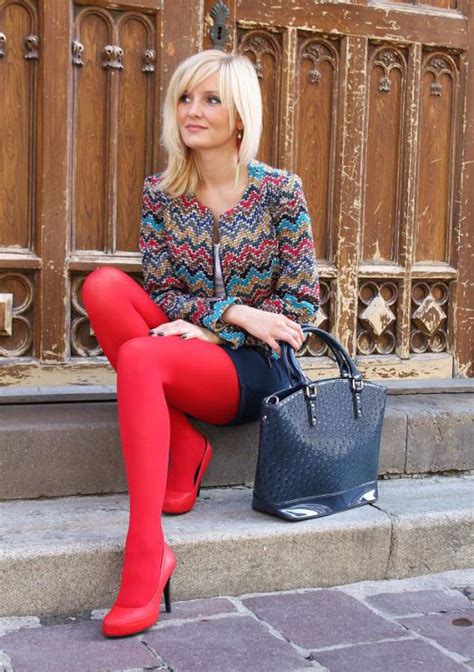 Dashboard Fashion Tights Red Tights Red