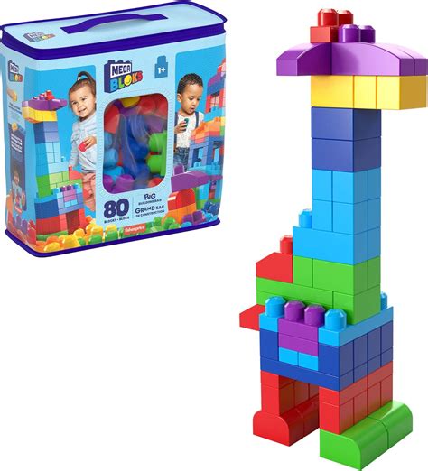 mega bloks  piece building blocks toddler toys  storage bag big
