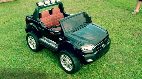 unboxing ford ranger wildtrak  electric car   kids lcd