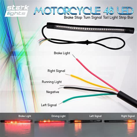 custom motorcycle tail light wiring diagrams