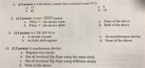 solved  points   bit binary counter   terminal cheggcom