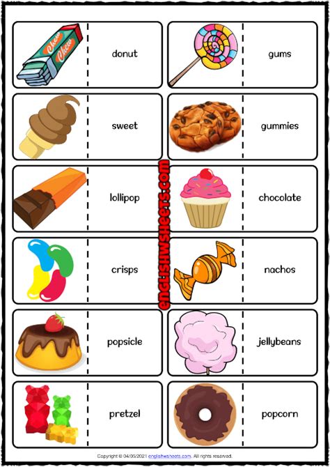 junk food printable