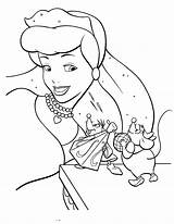 Coloring Cinderella Baby Pages Getcolorings Color sketch template