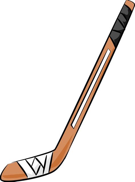 cartoon hockey stick clipartsco