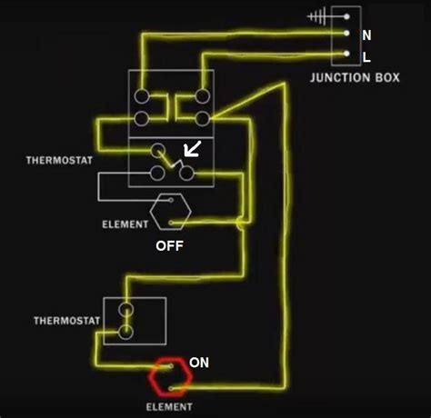 electric water heater wiring  diagram