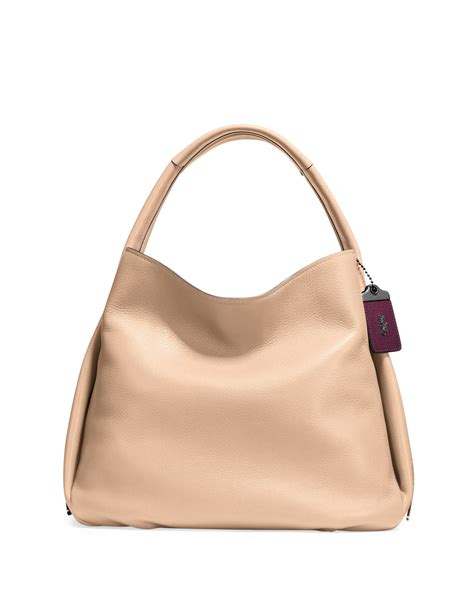coach pebbled leather hobo iucn water