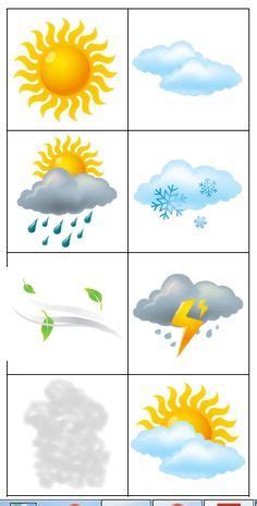 weather symbols  kids images preschool activities weather