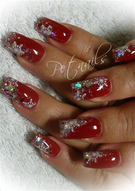 easy nail polish ideas  designs  glitter nail art christmas nails nail art designs