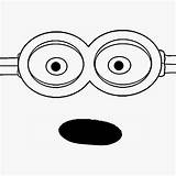 Minion Coloring Eyes Eye Pages Clipart Minions Color Kids Sketch Printable Drawing Clipground Colouring Cool Draw Things Simple Sheet Banana sketch template