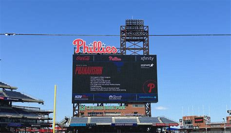 scoreboard  citizens bank park unveiled phillies nation