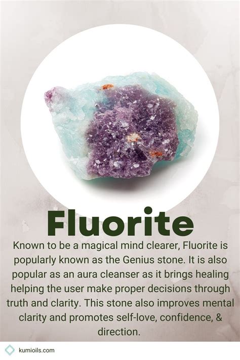 fluorite  genius stone kumi oils   fluorite stone