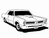 Gto Pontiac Scroll Saw Car Coloring Patterns Silhouette Cars Pages Muscle Drawing Transportation User Drawings Vehicles Automobile First Retro Judge sketch template