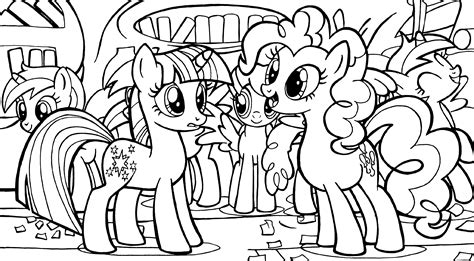 pinkie pie pony coloring pages  girls  print