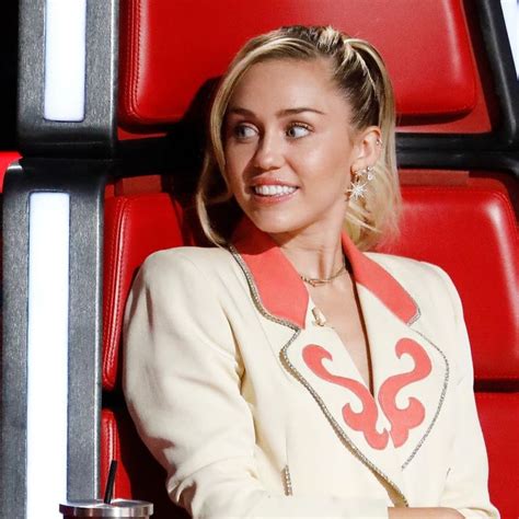 Miley On The Voice 2017 Miley Cyrus Actresses Leather