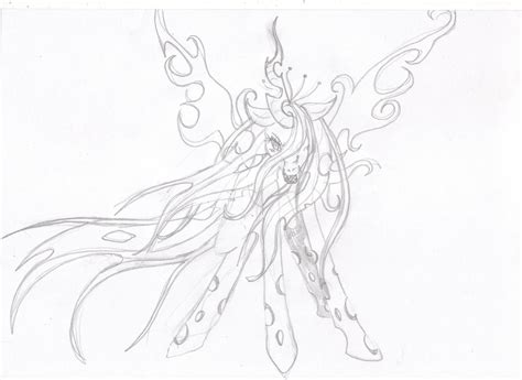 mlp queen chrysalis coloring pages coloring pages