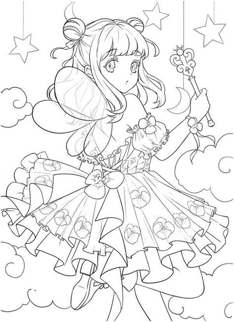 tatacat flower fairy dress coloring book  printable hd