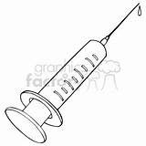 Syringe Hypodermic Dripping Clipground Graphicsfactory sketch template