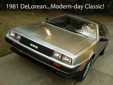1981 Delorean Beautiful And Iconic Modern Day Classic Back To The