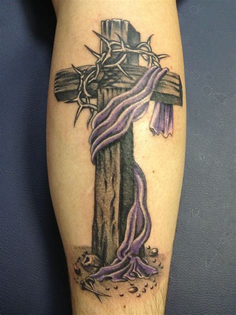 ephesian cross  crown  thorns tattoos body art