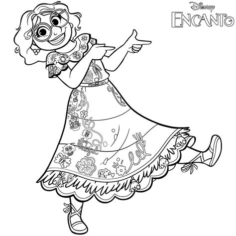 printable encanto coloring pages