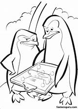 Penguins Madagascar sketch template
