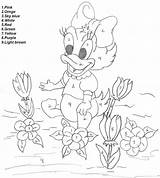 Disney Coloring Numbers Color Pages Number Paint Printables Popular sketch template