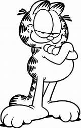 Garfield Odie Colorare sketch template