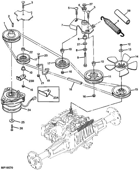 john deere la mower deck parts diagram wiring diagram trend