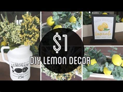dollar tree diys super easy lemon decor high