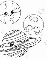 Planetas Planets Simpleeverydaymom Kosmos sketch template