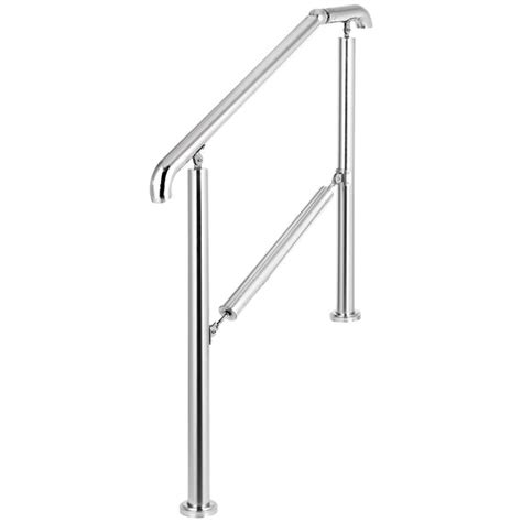 Outdoor Handrail Stainless Steel 1 To 5 Steps Stair Railing Porch Post