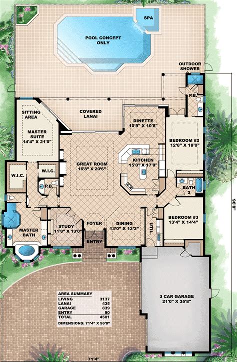 great open house plan  architectural designs house plans