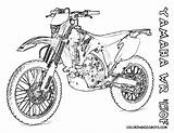 Pages Bike Motorcycle Motorbike Bikes Colorare Bmx Yescoloring Motocross Crayons Yer Printmania sketch template