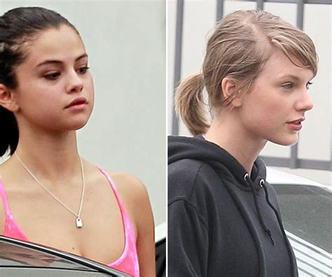 [pics] Taylor Swift And Selena Gomez Gym Date — No Makeup